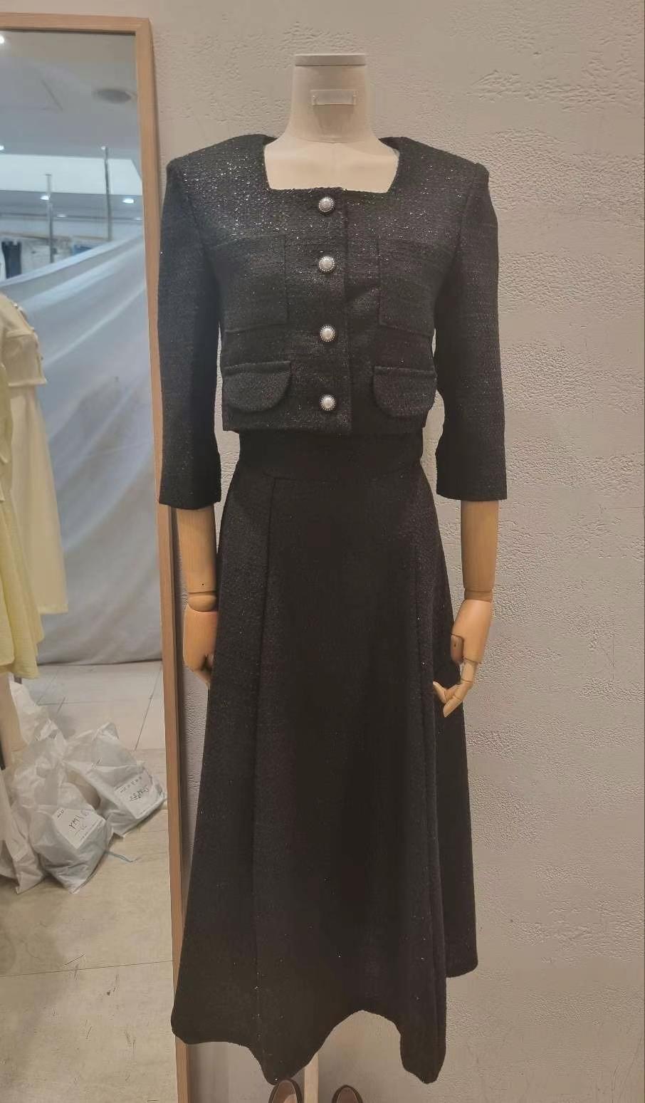 EEYOU韓國直郵東大門實拍女裝新品休閑熱賣職業推薦真品套裝EEYOU套裝圖色2