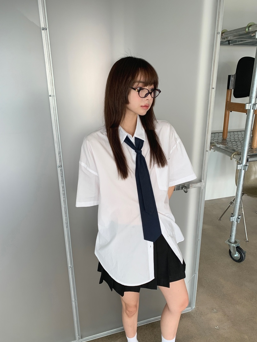 JKICHI韓國直郵女裝新品推薦時尚24春夏人氣職業襯衫蕾絲衫EDIT襯衫/蕾絲衫