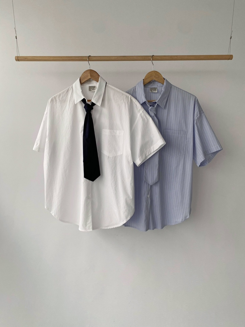 JKICHI韓國直郵女裝新品推薦時尚24春夏人氣職業襯衫蕾絲衫EDIT襯衫/蕾絲衫