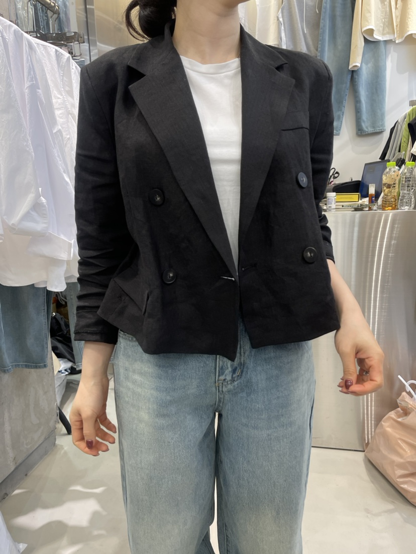 THE SIL韓國直郵女裝新款24春夏熱賣休閑推薦職業夾克雙層THE SIL/1 2ILLY夾克圖色2