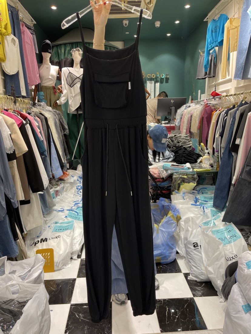 Three color直郵韓國代購女裝新品熱賣休閑推薦職業連體褲Three color連體褲圖色3