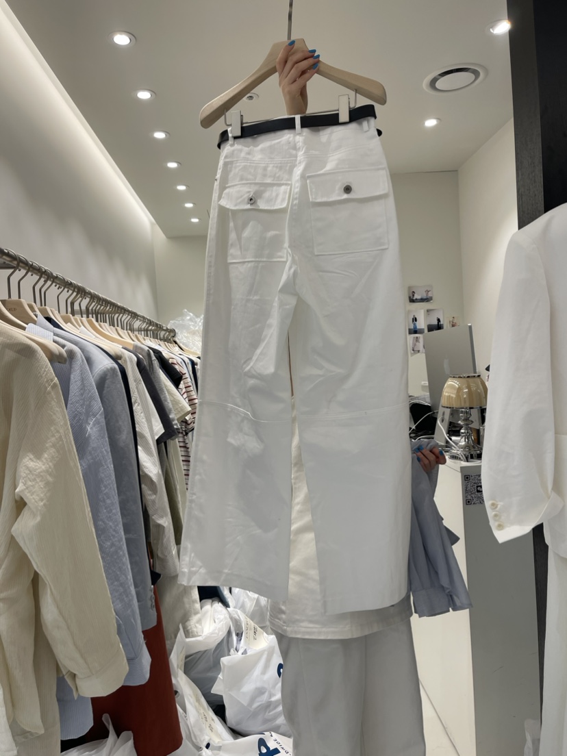 UNNOEUD韓國直郵東大門實拍女裝新品熱賣推薦休閑褲不含腰帶THE REST/UNNOEUD休閑褲