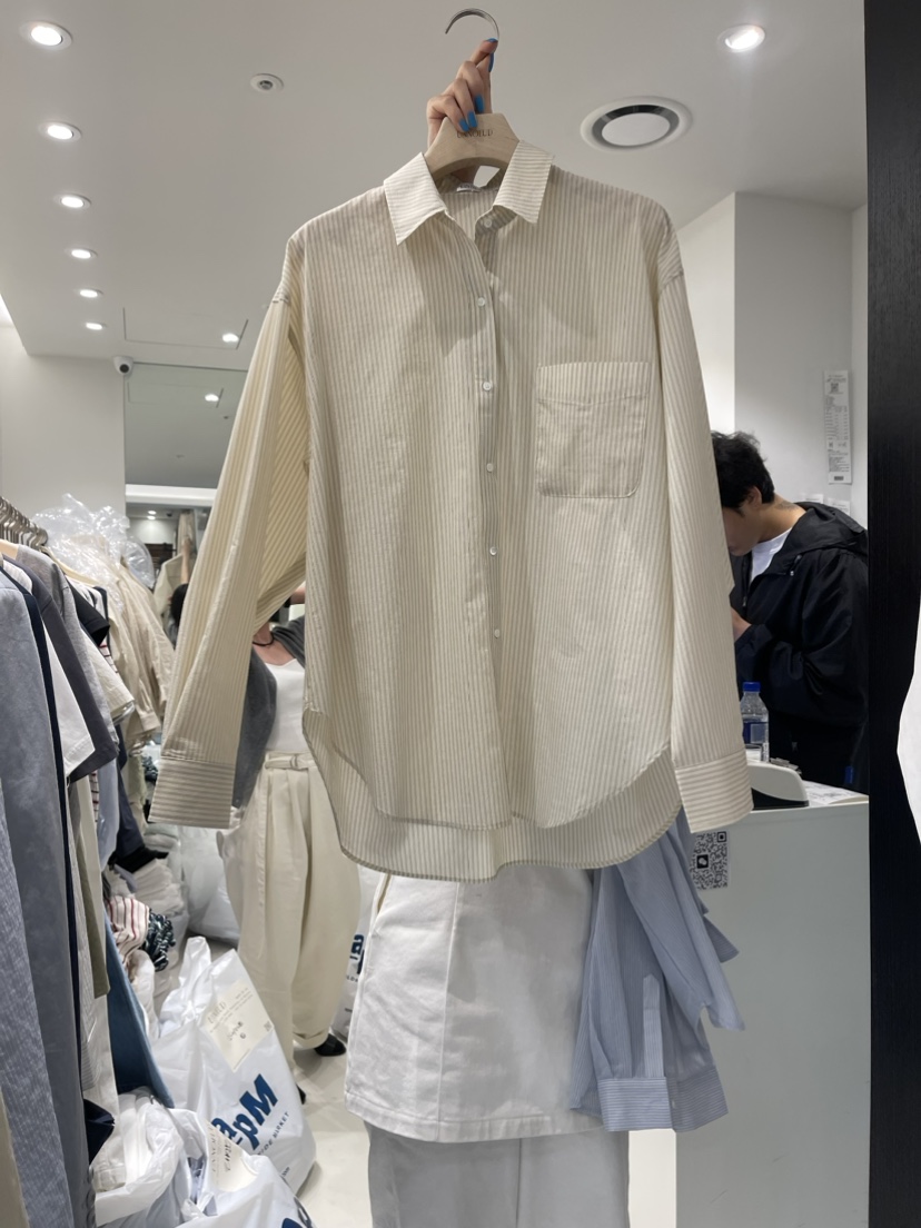 UNNOEUD韓國直郵東大門實拍女裝新品推薦職業24春夏襯衫蕾絲衫THE REST/UNNOEUD襯衫/蕾絲衫圖色2