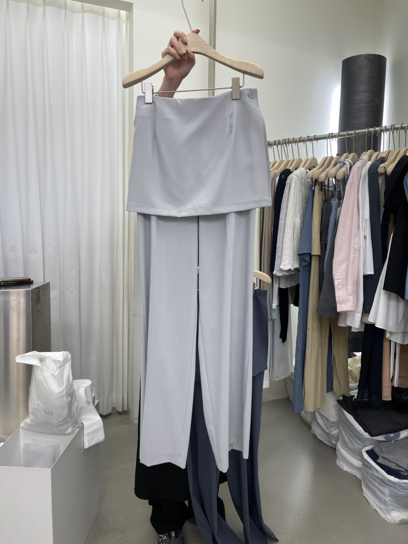 UNDERROW韓國直郵東大門代購女裝新品職業推薦人氣24春夏裙褲RECOVER/MOMENT裙褲