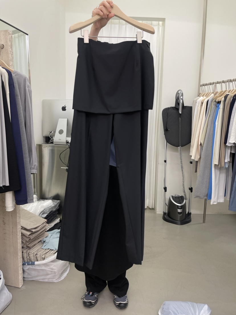 UNDERROW韓國直郵東大門代購女裝新品職業推薦人氣24春夏裙褲RECOVER/MOMENT裙褲圖色2