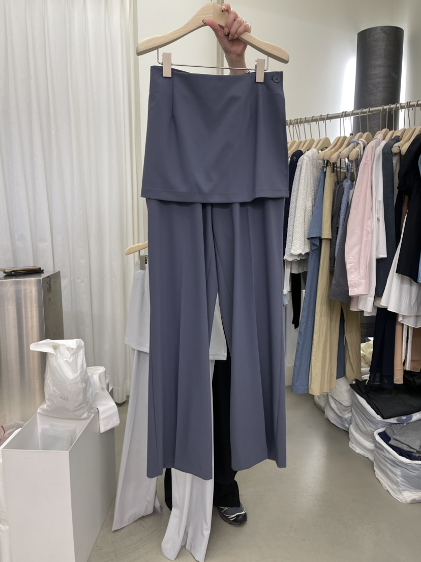 UNDERROW韓國直郵東大門代購女裝新品職業推薦人氣24春夏裙褲RECOVER/MOMENT裙褲圖色3