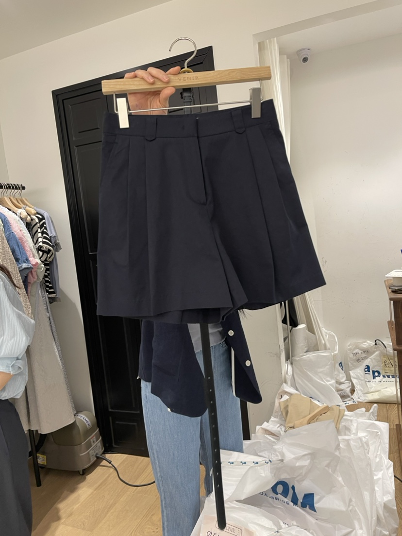 VENIR韓國直郵女裝新款24春夏休閑職業推薦熱賣人氣時尚短褲VENIR-a短褲圖色3