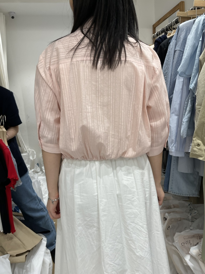 VENIR韓國直郵女裝新品24春夏熱賣職業休閑真品襯衫蕾絲衫VENIR-a襯衫/蕾絲衫