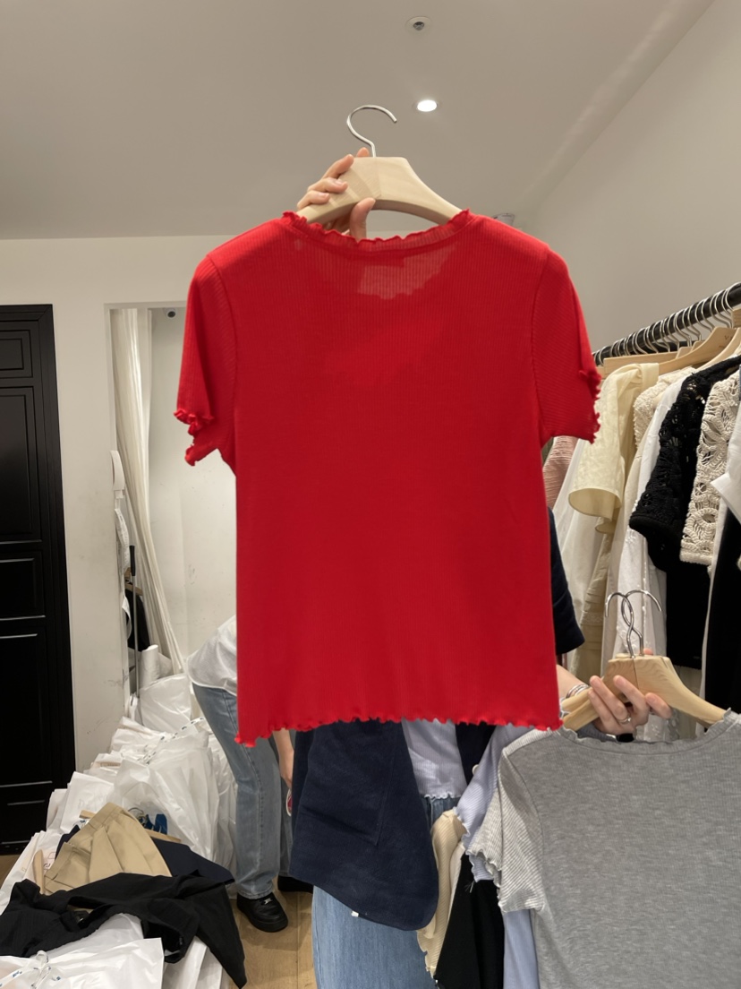 VENIR韓國直郵女裝新品24春夏人氣休閑熱賣真品推薦時尚T恤VENIR-aT恤