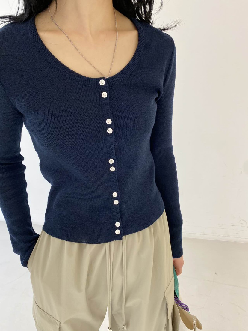 YIKHO STYLE直郵韓國代購女裝新品24春夏熱賣時尚針織衫YIKHO STYLE針織衫