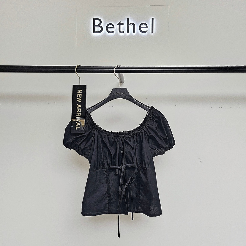 Bethel韓國直郵東大門實拍女裝新品時尚職業襯衫蕾絲衫蕾絲BETHEL襯衫/蕾絲衫圖色3