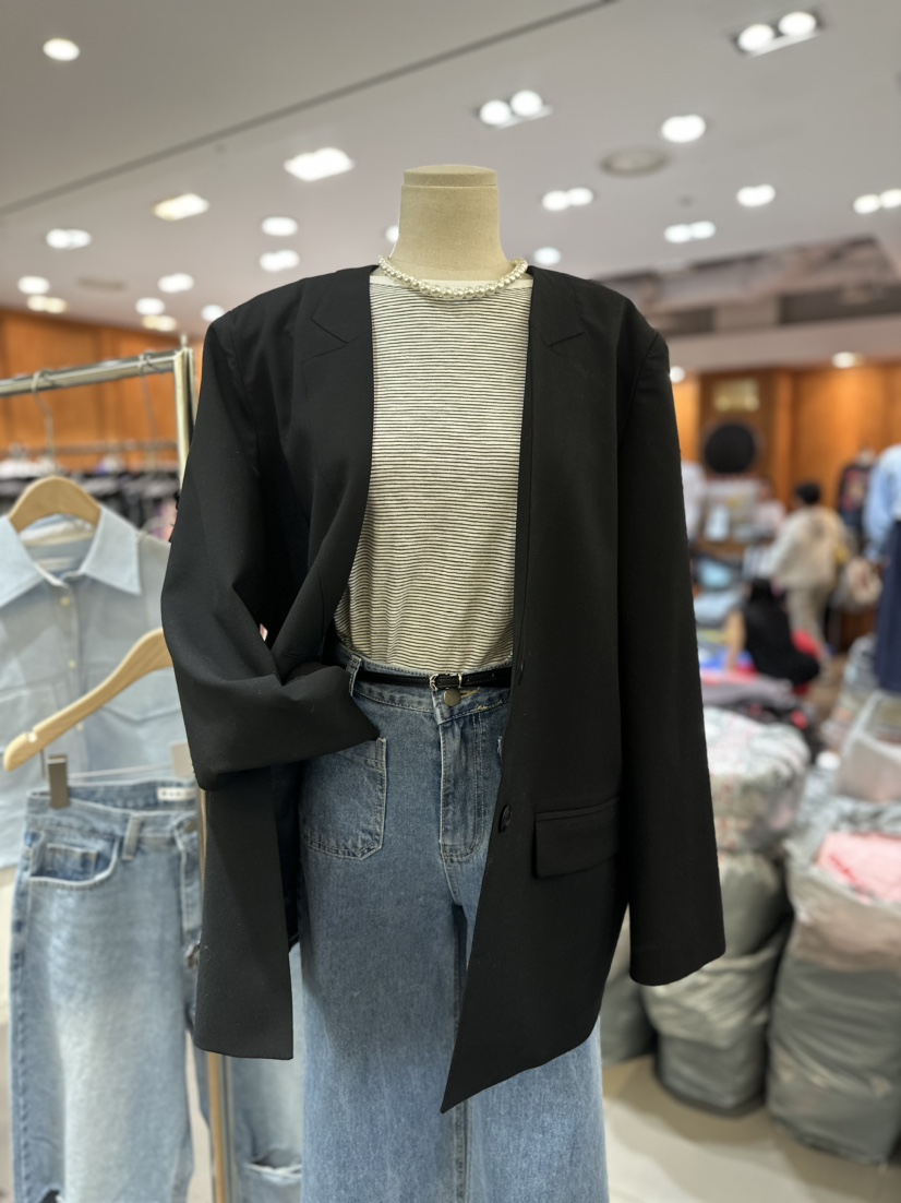 BAR/BAR韓國直郵東大門實拍女裝新品職業熱賣24春夏夾克DELI JENNY夾克圖色2