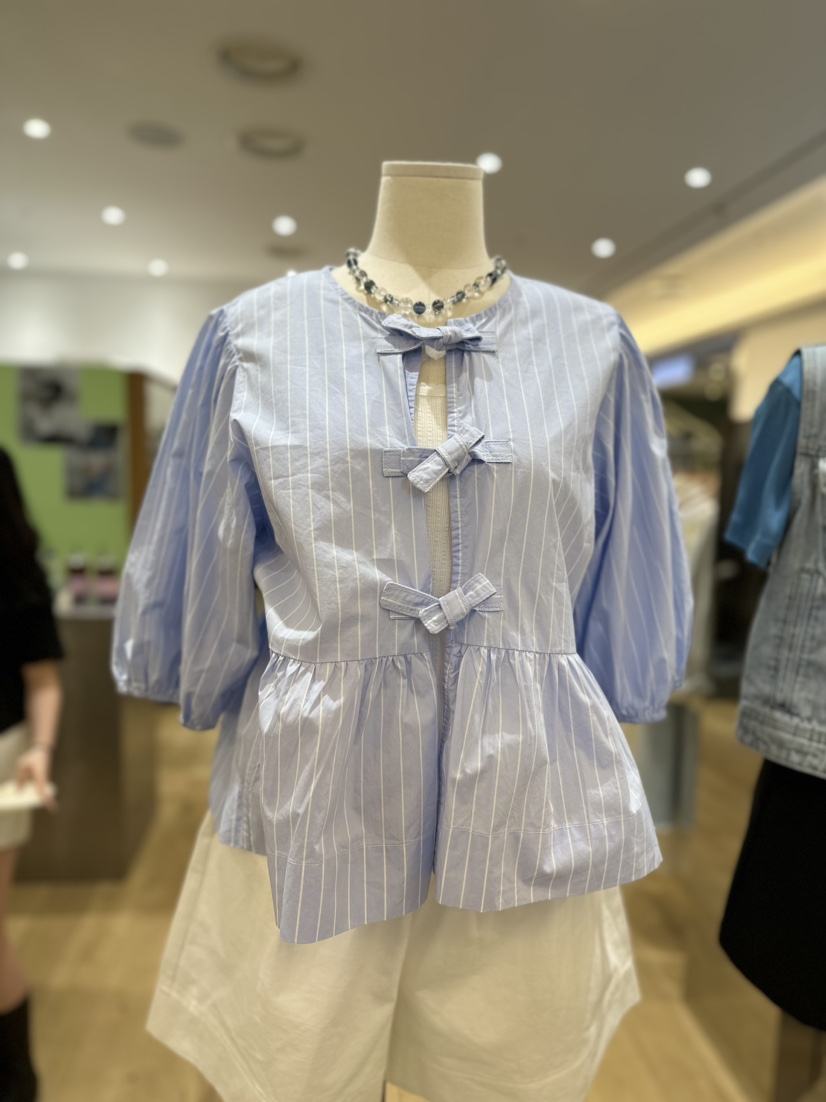BELIEVE MOMENT韓國直郵女裝新品休閑職業真品熱賣襯衫蕾絲衫RENDER襯衫/蕾絲衫圖色2