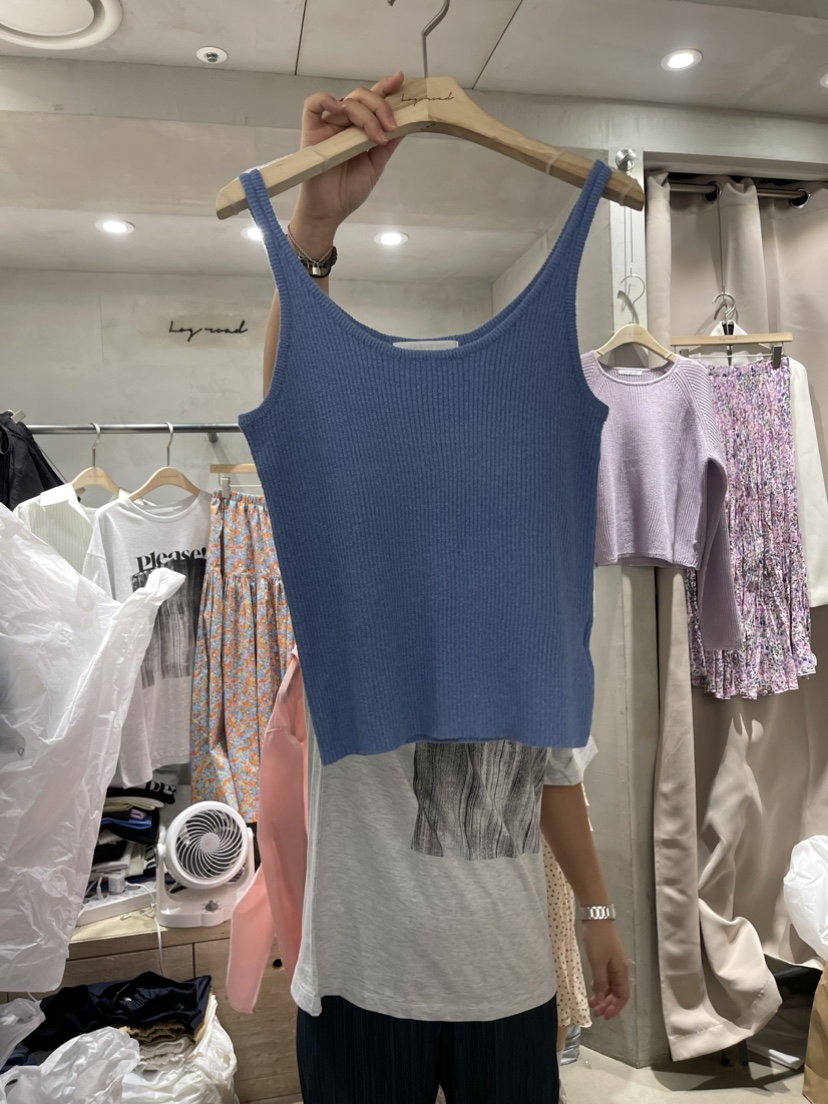 LOGROAD韓國直郵東大門代購女裝新品真品職業推薦24春夏吊帶背心LOG ROAD吊帶/背心圖色4