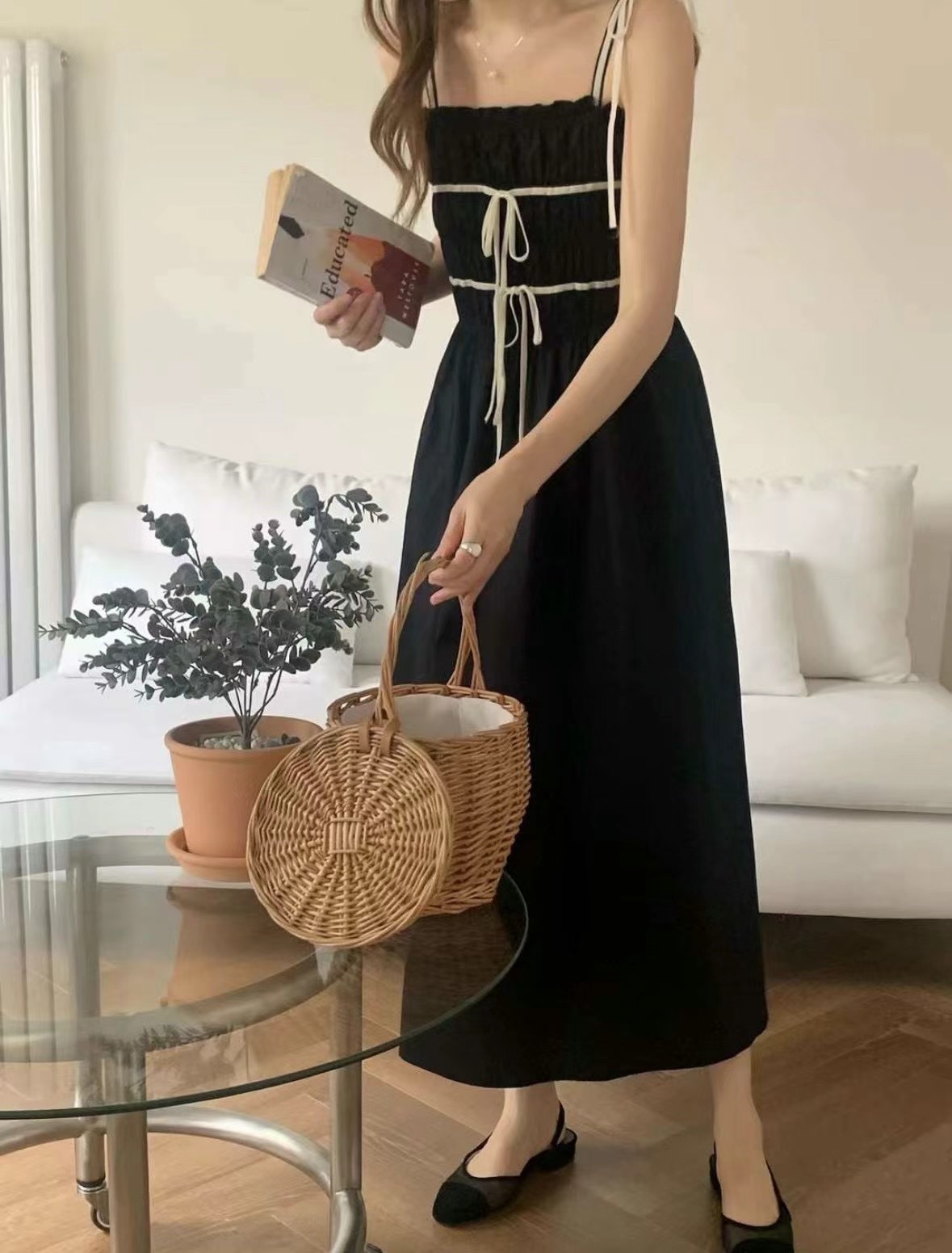 ANGE韓國直郵女裝新款推薦休閑真品時尚職業熱賣24春夏連衣裙ANGE連衣裙圖色2