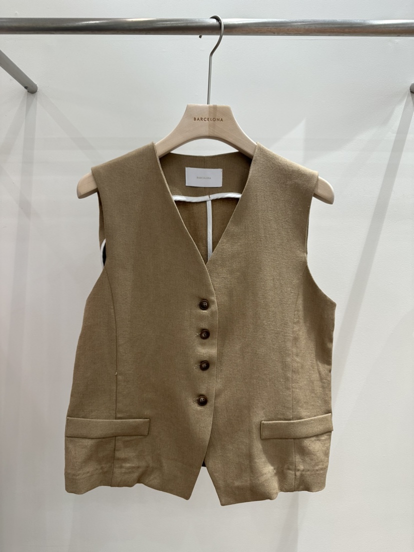 BARCE LONA直郵韓國代購女裝新品24春夏人氣推薦休閑馬甲BARCE LONA馬甲圖色2