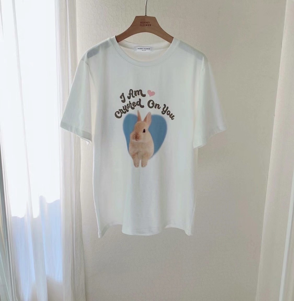 BUNNYFLOWER2直郵韓國代購女裝新款推薦休閑人氣時尚真品T恤BUNNYFLOWER2T恤圖色3