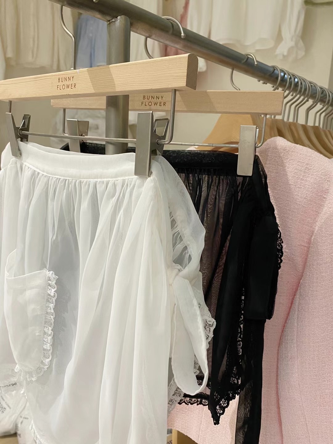 BUNNYFLOWER2直郵韓國代購女裝新品熱賣真品推薦職業休閑短裙BUNNYFLOWER2短裙