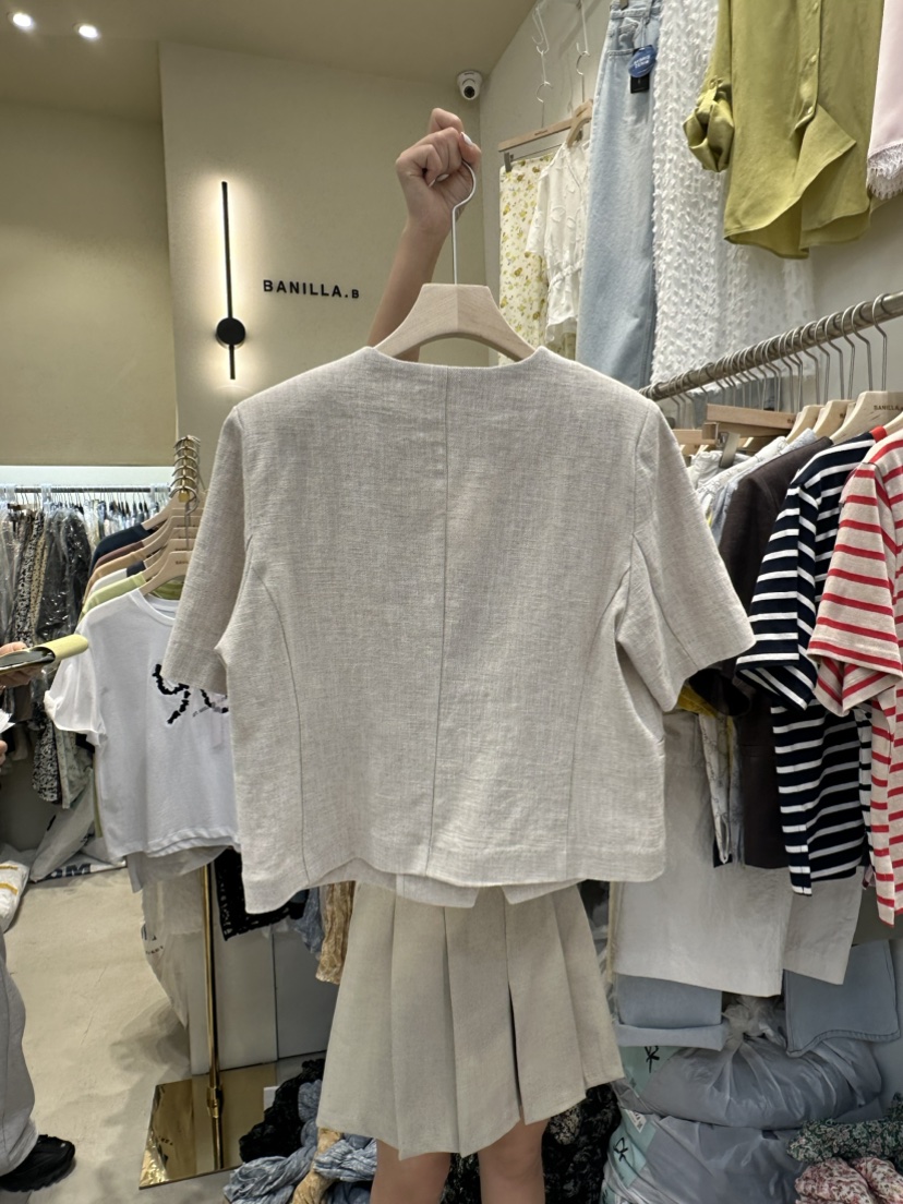 BANILLA.B韓國直郵東大門代購女裝新品時尚職業人氣真品夾克STAINLESS夾克