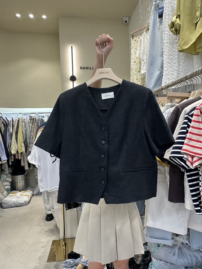 BANILLA.B韓國直郵東大門代購女裝新品時尚職業人氣真品夾克STAINLESS夾克圖色3