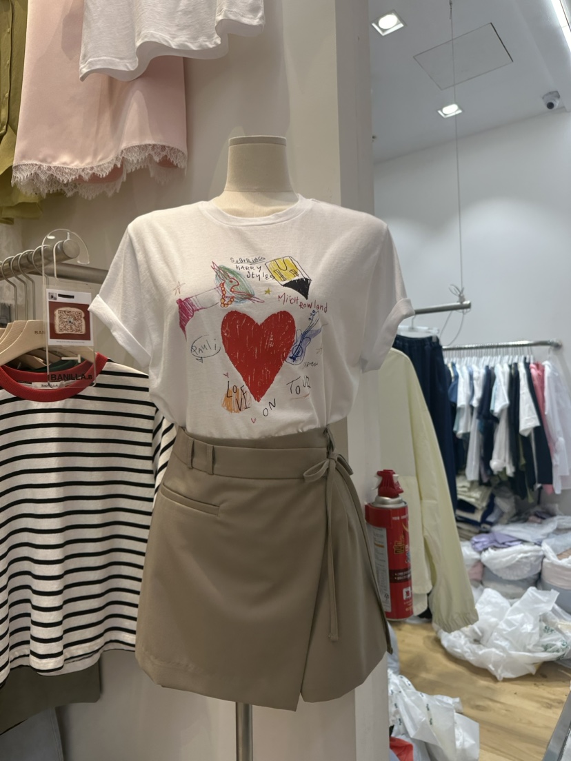 BANILLA.B韓國直郵女裝新品時尚休閑24春夏推薦人氣裙褲STAINLESS裙褲