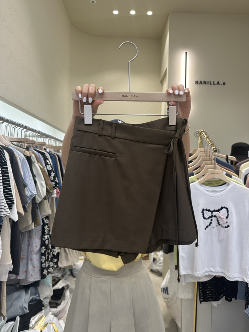 BANILLA.B韓國直郵女裝新品時尚休閑24春夏推薦人氣裙褲STAINLESS裙褲圖色4