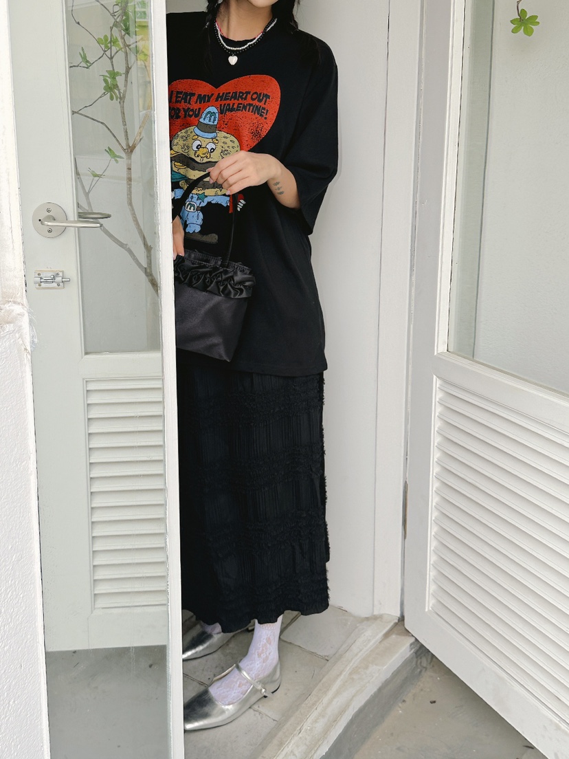 LIVE AID直郵韓國代購女裝新款24春夏職業熱賣推薦時尚長裙LIVE AID長裙