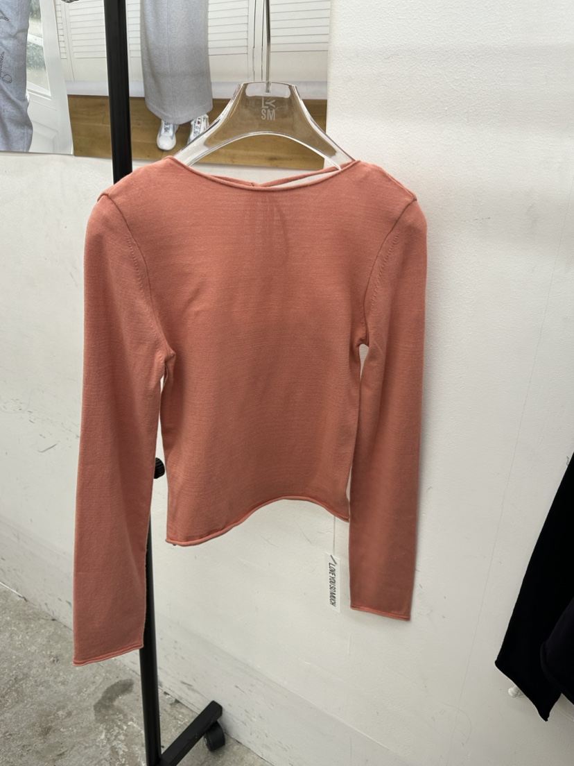 LYSM/MORE THAN YESTERDAY韓國直郵東大門代購女裝新品休閑長袖T恤LYSM/MORE THAN YESTERDAY長袖T恤圖色3