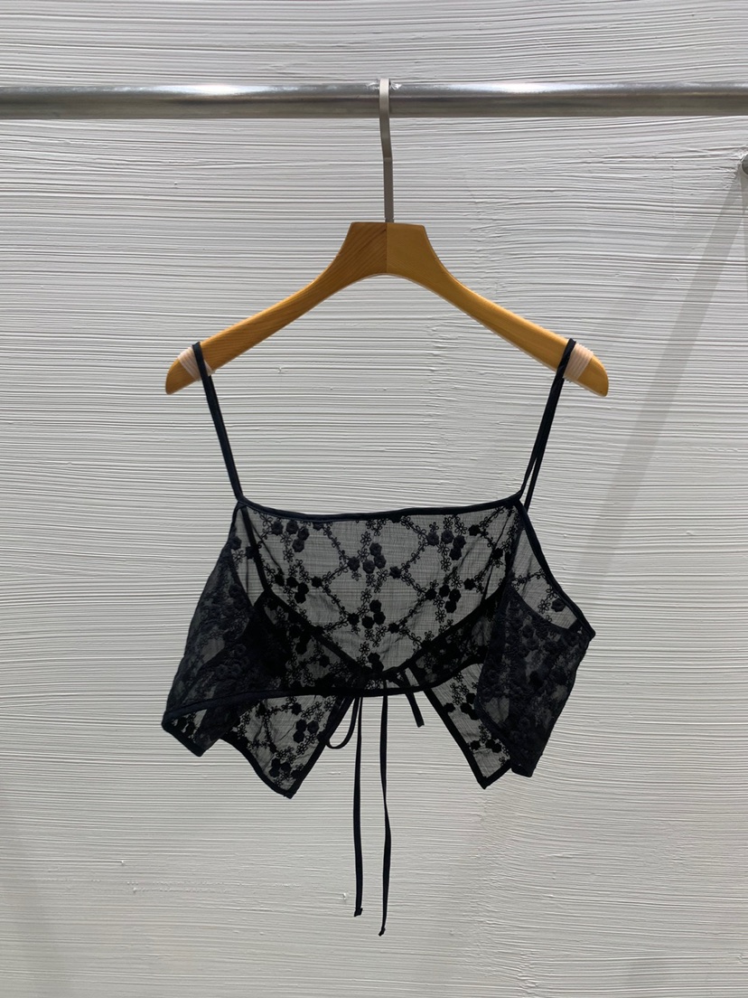 LUCY SALON韓國直郵東大門代購女裝新款真品推薦吊帶背心蕾絲LUCY SALON吊帶/背心圖色2