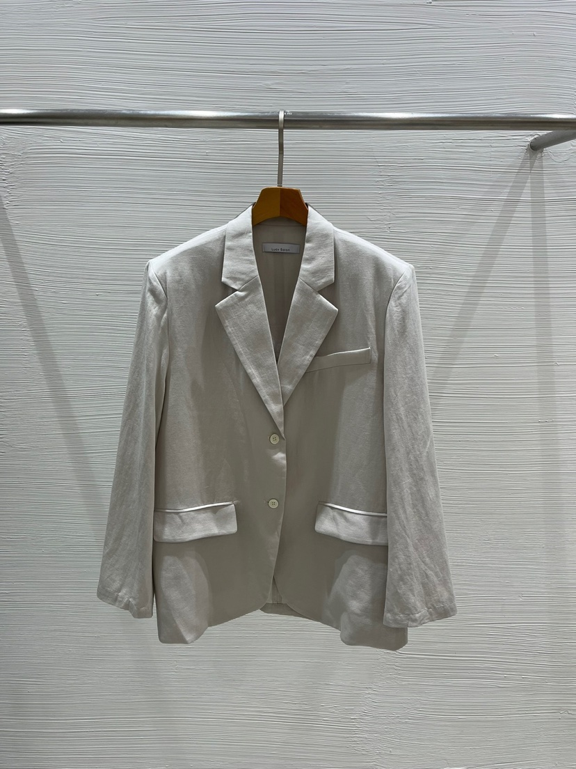 LUCY SALON韓國直郵東大門實拍女裝新款真品休閑24春夏夾克雙層LUCY SALON夾克