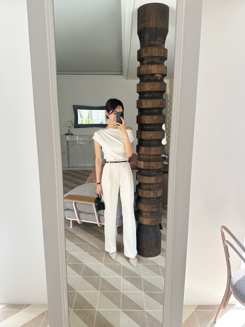MER/ANGELO BIANCO韓國直郵東大門代購女裝新款24春夏休閑褲MER/ANGELO BIANCO休閑褲