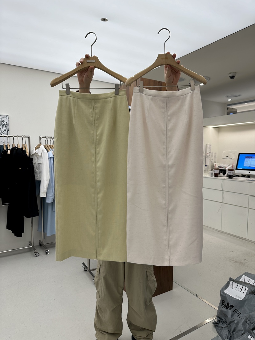 MER/ANGELO BIANCO韓國直郵東大門代購女裝新品職業時尚長裙MER/ANGELO BIANCO長裙
