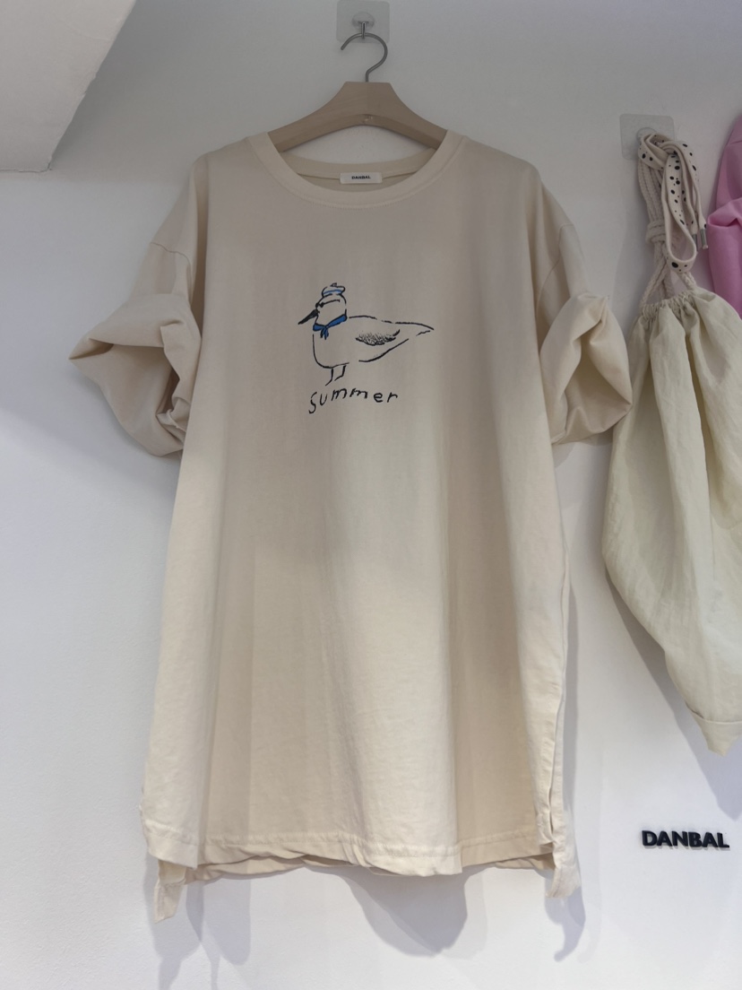 URBANE韓國直郵女裝新款職業真品24春夏時尚休閑推薦熱賣T恤DANBALT恤圖色2