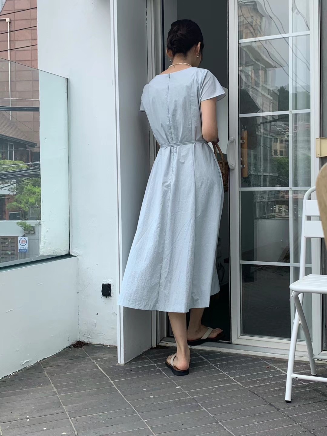 GREEN直郵韓國代購女裝新款24春夏職業休閑熱賣推薦連衣裙GREEN連衣裙