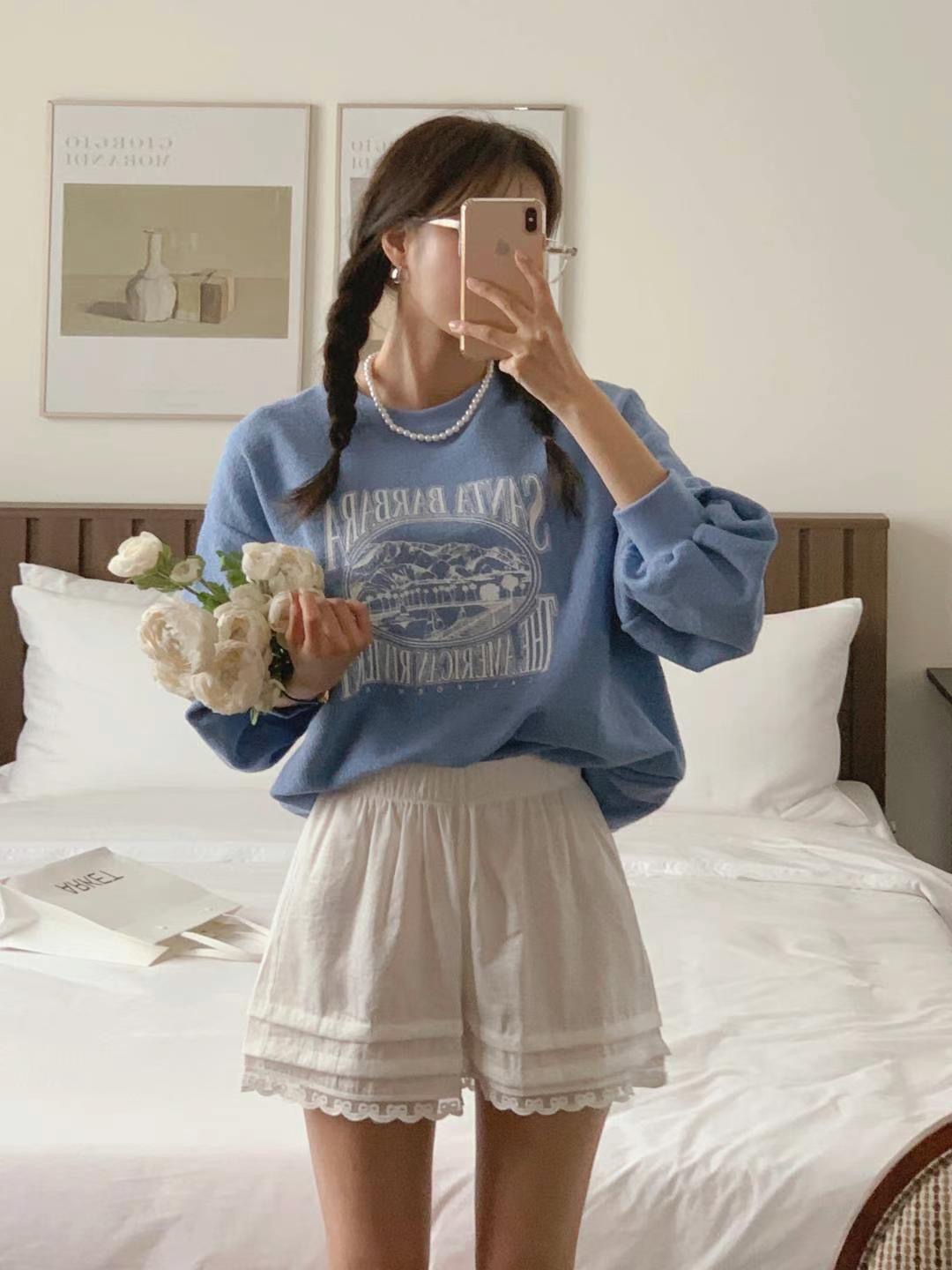 OPENRUN韓國直郵女裝新款24春夏熱賣休閑人氣真品推薦短褲BONGBLY短褲