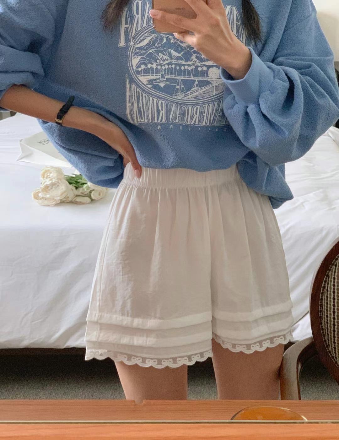 OPENRUN韓國直郵女裝新款24春夏熱賣休閑人氣真品推薦短褲BONGBLY短褲