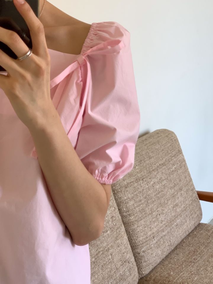STAY HERE韓國直郵東大門實拍女裝新品推薦人氣襯衫蕾絲衫LOVE SOME-OT襯衫/蕾絲衫
