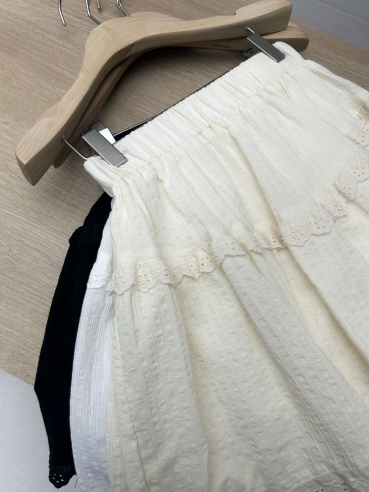 VAINLLA直郵韓國代購女裝新品24春夏人氣時尚熱賣真品短裙RE:FRESH短裙