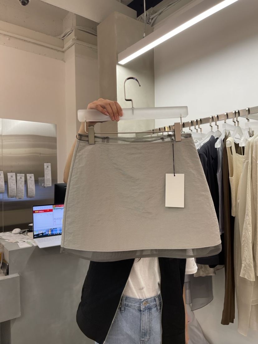 WEARABLE韓國直郵女裝新品休閑時尚熱賣24春夏真品職業短裙WEARABLE短裙