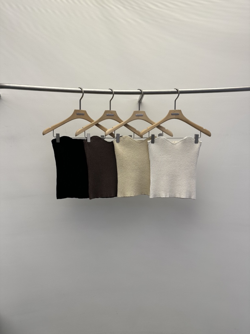 WIDA-P韓國直郵女裝新品時尚休閑推薦24春夏吊帶背心羅紋WIDA/RENEJ吊帶/背心