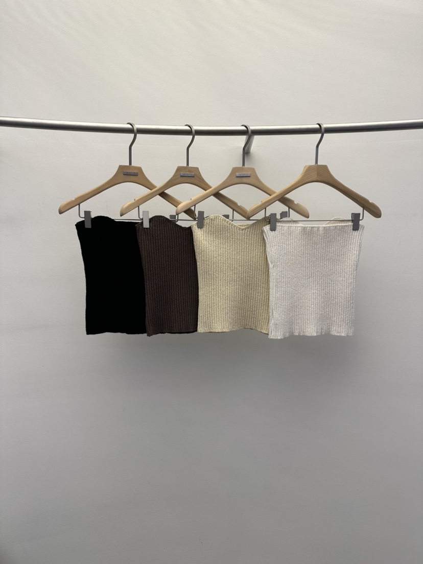 WIDA-P韓國直郵女裝新品時尚休閑推薦24春夏吊帶背心羅紋WIDA/RENEJ吊帶/背心