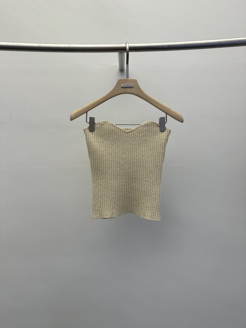 WIDA-P韓國直郵女裝新品時尚休閑推薦24春夏吊帶背心羅紋WIDA/RENEJ吊帶/背心圖色2