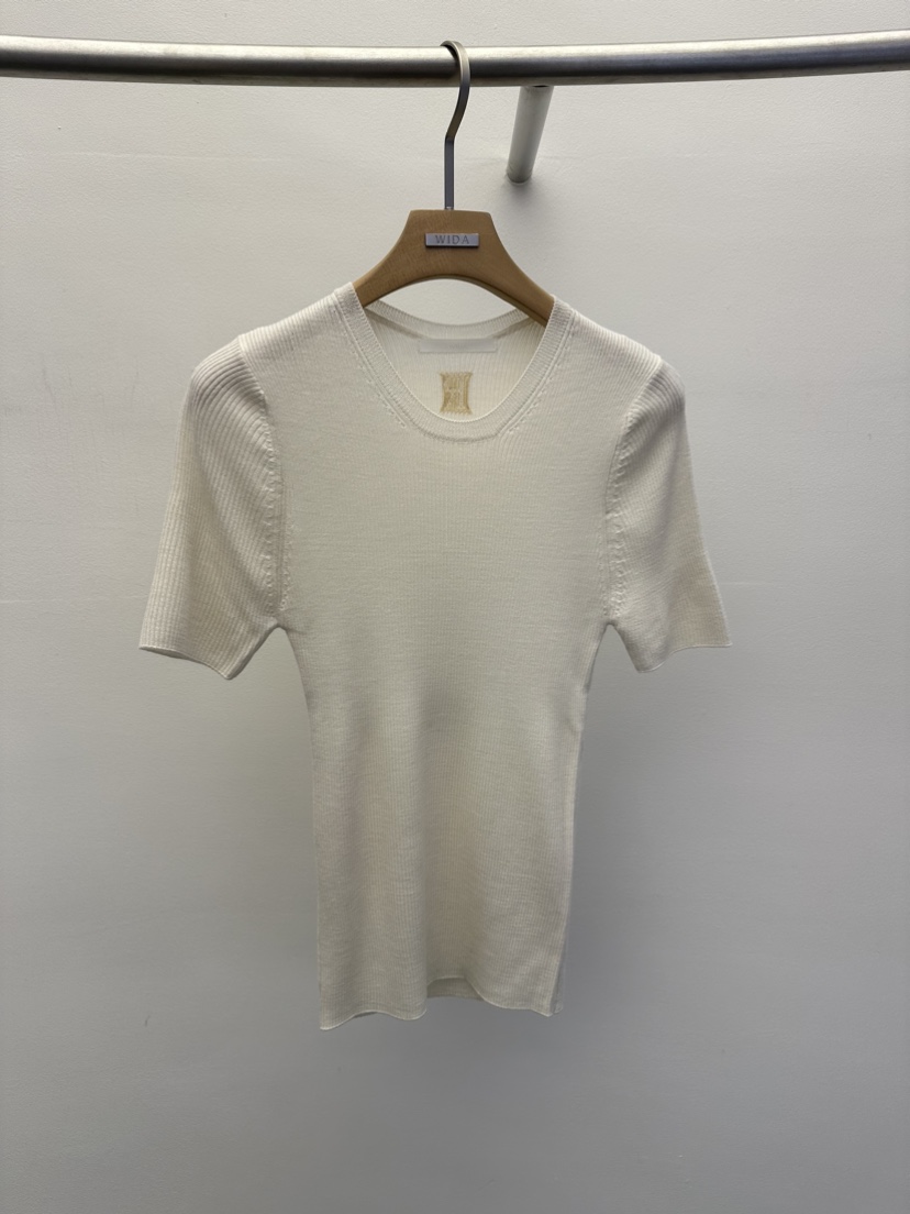 WIDA-P韓國直郵女裝新款熱賣人氣時尚24春夏職業針織衫羅紋WIDA/RENEJ針織衫圖色1