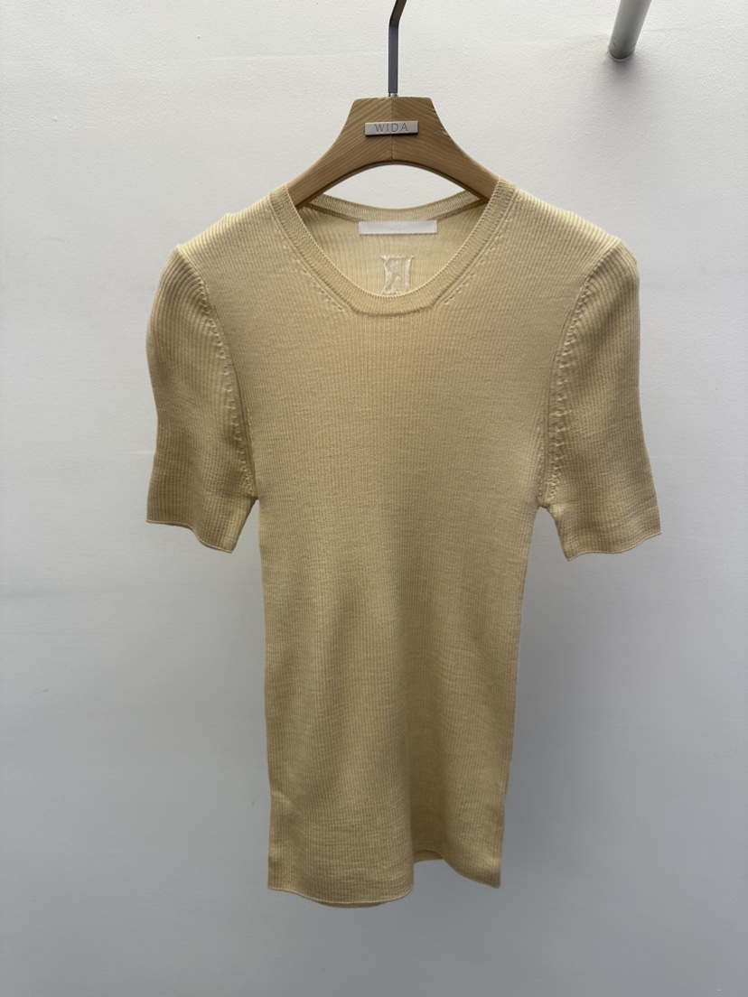 WIDA-P韓國直郵女裝新款熱賣人氣時尚24春夏職業針織衫羅紋WIDA/RENEJ針織衫圖色3