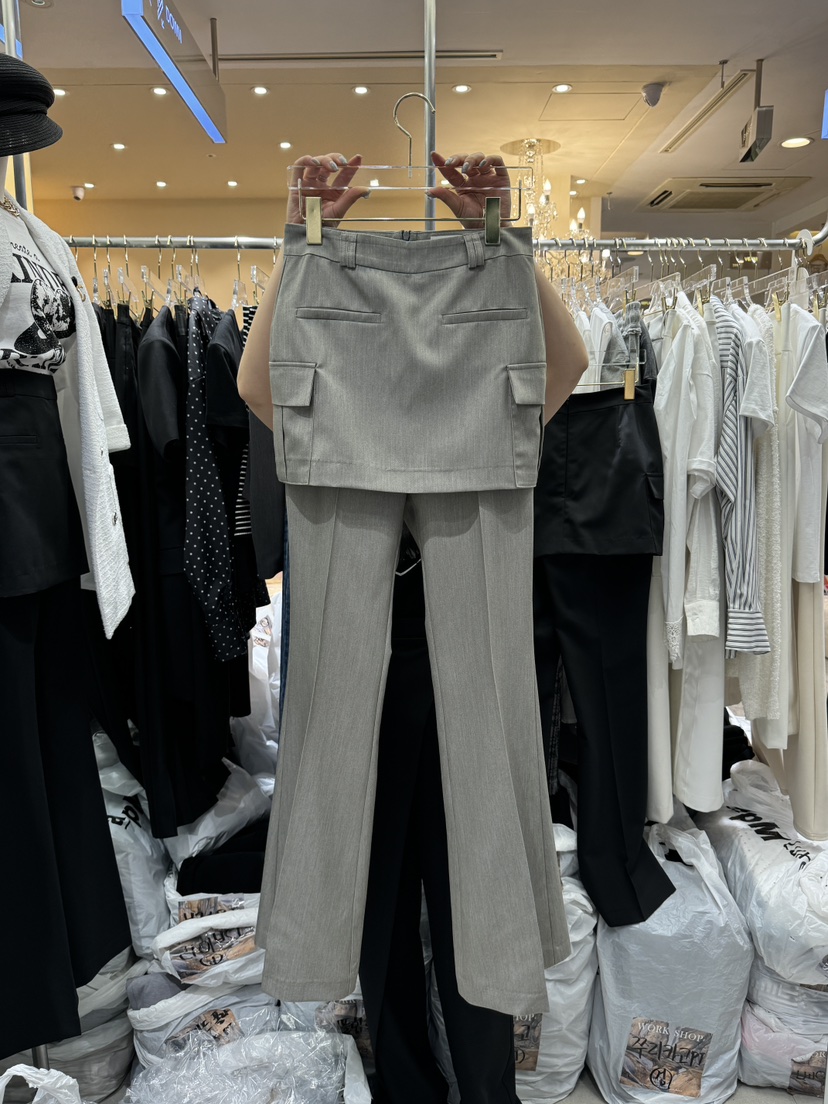 Workshop韓國直郵女裝新品推薦24春夏休閑職業人氣熱賣裙褲Work_shop裙褲