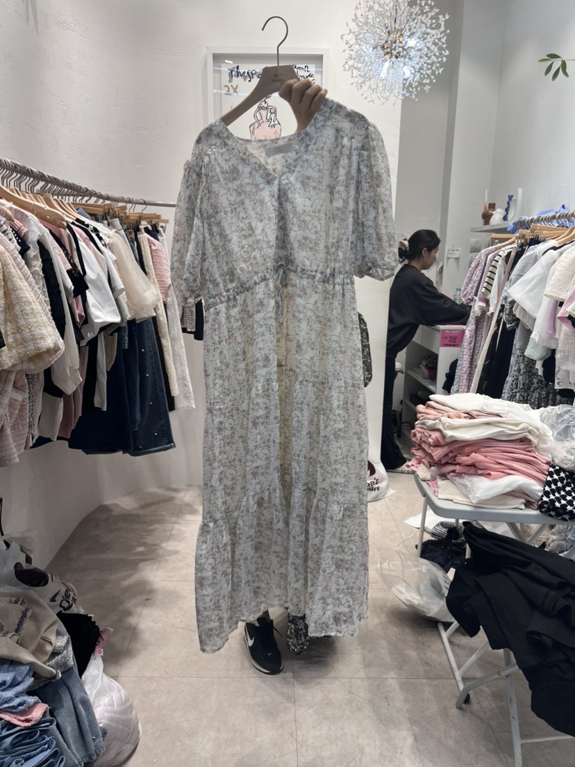 ABLE STUDIO直郵韓國代購女裝新品職業熱賣人氣24春夏連衣裙TERAIS連衣裙圖色2