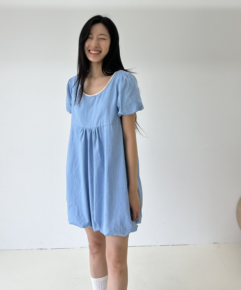A.VER直郵韓國代購女裝新品休閑熱賣人氣真品24春夏連衣裙A.VER連衣裙