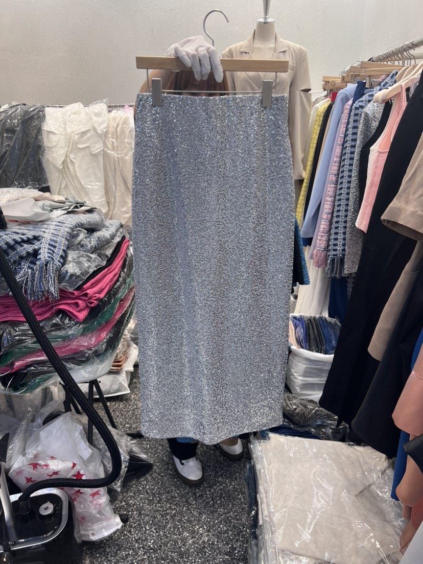 RIJINA韓國直郵女裝新品24春夏真品人氣職業時尚休閑長裙RIJINA長裙圖色2