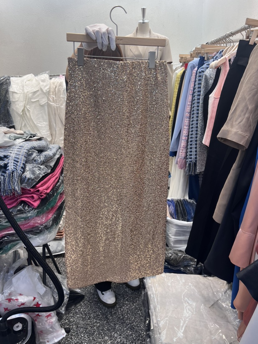 RIJINA韓國直郵女裝新品24春夏真品人氣職業時尚休閑長裙RIJINA長裙圖色3