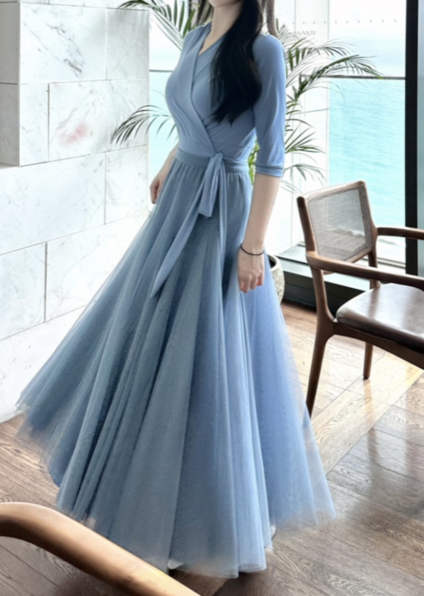 STRING韓國直郵東大門代購女裝新款24春夏真品熱賣時尚長裙STRING長裙